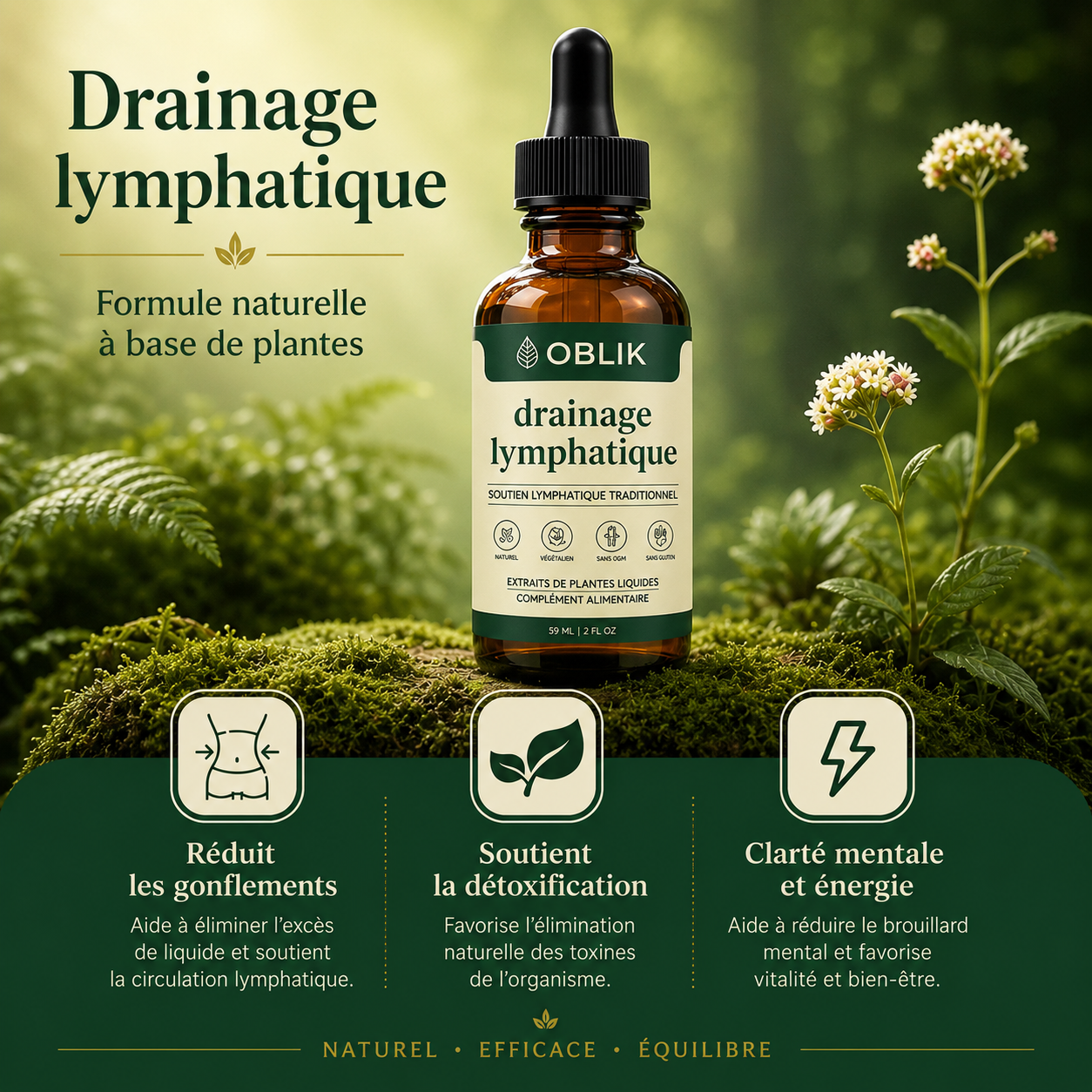 DÉGONFLEZ EN 20 JOURS GRÂCE À 4 PLANTES DRAINANTES.